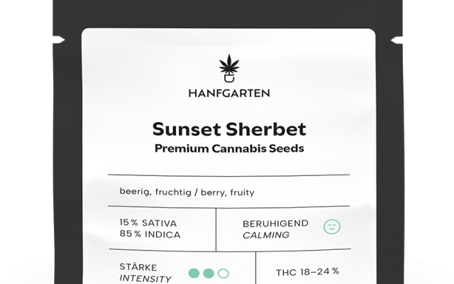 Sunset Sherbet Automatic (Hanfgarten) – offizielles Produktbild