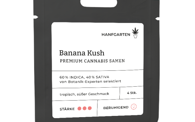 Banana Kush Feminisiert (Hanfgarten) – offizielles Produktbild