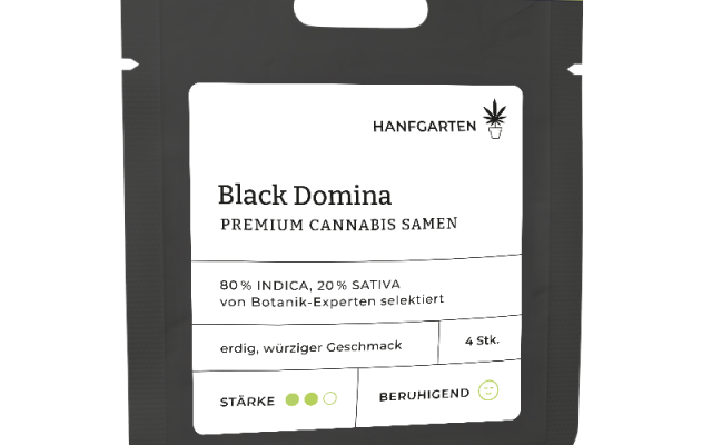 Black Domina Automatic (Hanfgarten) – offizielles Produktbild