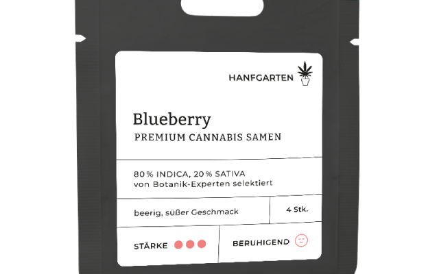Blueberry Feminisiert (Hanfgarten) – offizielles Produktbild
