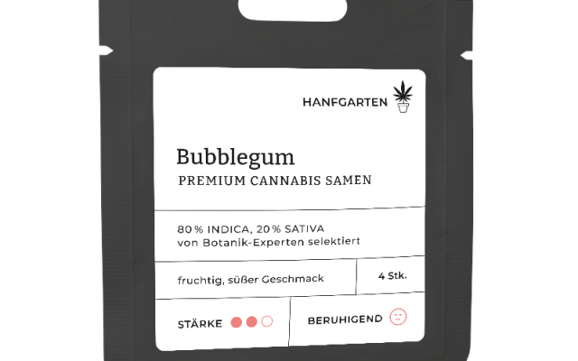 Bubblegum Feminisiert (Hanfgarten) – offizielles Produktbild