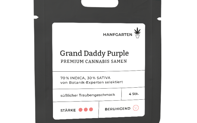 Grand Daddy Purple (GDP) Feminisiert (Hanfgarten) – offizielles Produktbild