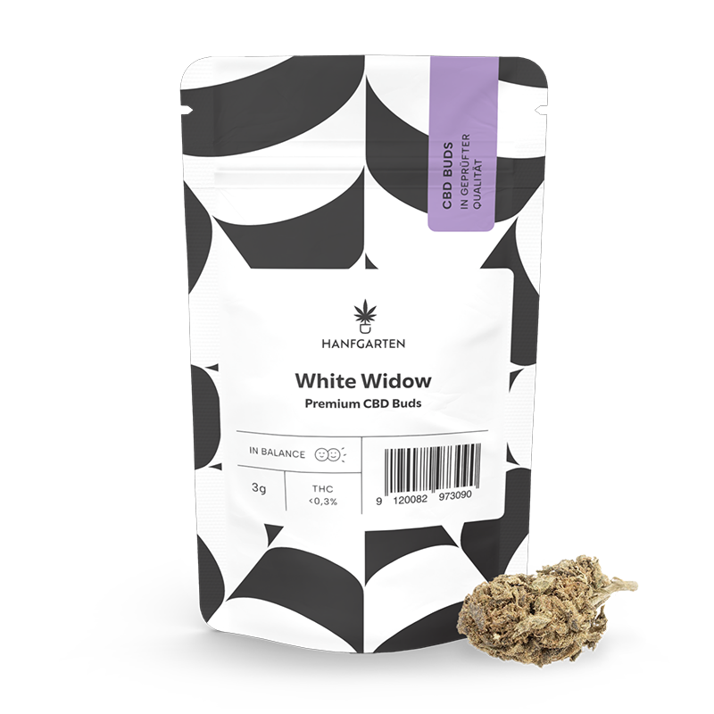 White Widow CBD Blüten – Produktabbildung des Herstellers