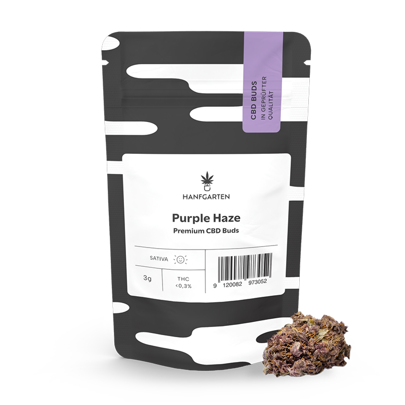 Purple Haze CBD Blüten – Produktabbildung des Herstellers